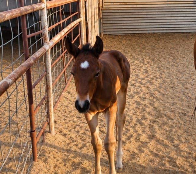 2026 bay filly by Dun It For the Babes
